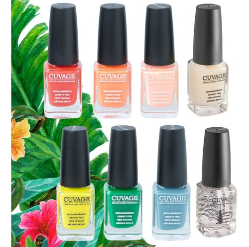 Imagen 2 de 3 de Kit Esmaltes De Uñas Tradicional X 8 Mate O Brillante C
