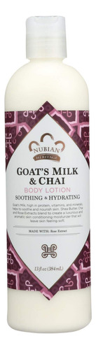 Nubian Heritage Locion De Cabras Leche Y Chai 13 Oz