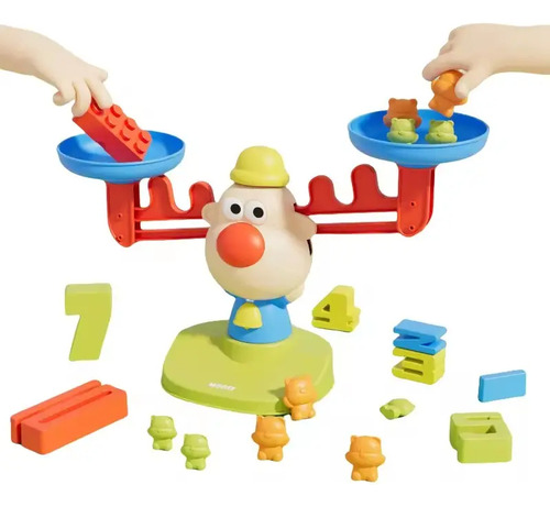 Juguete Educativo Balanza Didactica Suma Resta Juego Niños