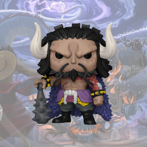 Boneco Funko Original One Piece Kaido Lider Piratas Das Fera
