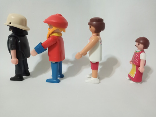 Playmobil Constelaciones Familia Mamá Papá Abuelo Hija (Usado)