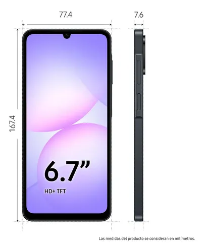 Samsung Galaxy A07 Dual SIM Preto 64GB | Frete grátis