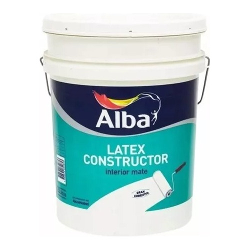 Pintura Interior Alba Lavable Constructor Pared X 20 Litros