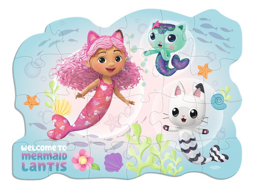 Gabby’s Dollhouse Rompecabezas 24 Pzs | Piezas Gigantes Juguete Educativo