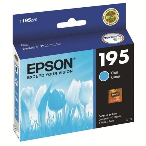 Cartucho Epson T195 Cian Original T195220