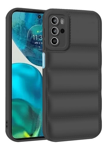 Funda Puffer Tpu Silicona Protege Cámara Para Moto G22