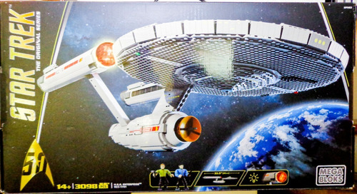 Star Trek- U.s.s Enterprise - 50 Aniversario -megabloks E-6