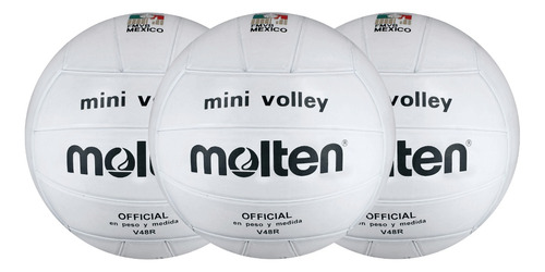 15 Balones Voleibol Molten V48r Hule Natural # 4 | Sporta Mx