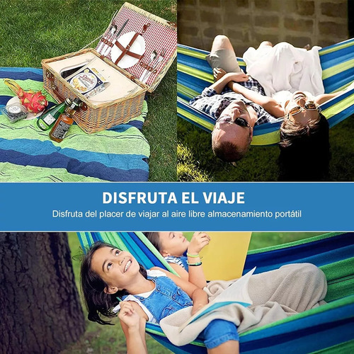 Hamaca Gruesa Para Acampar En El Jardín, Cómoda Hamaca De Te