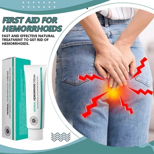 Crema De Hemorroides A Base De Hierbas For Hombres Y Mujere