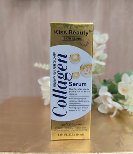 Serum Kiss Beauty 100% Colageno Y Nicotinamida Todo Tipo De Piel Día/noche