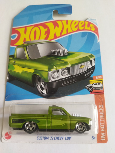 Hot Wheels Custom 72 Chevy Luv Camioneta Verde Ca5