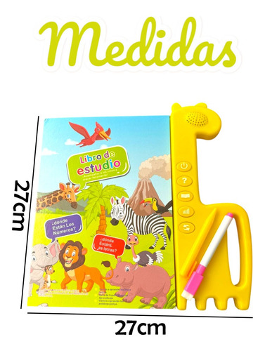 Libro Didactico Infantil Juguete Aprendizaje Ingles Español