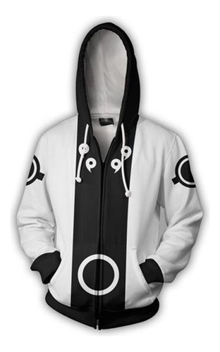 Chaqueta Naruto 3d 2024 Con Cremallera Y Capucha