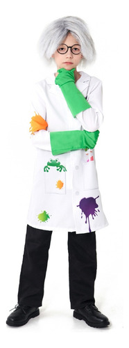 Disfraz De Cosplay De Científico De Laboratorio Infantil Disfraces De Halloween Día De Los Niños