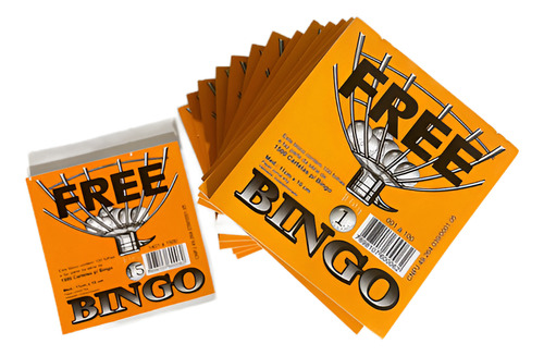 Cartela De Bingo Lote 1 Ao 15 Com 1500 Folhas