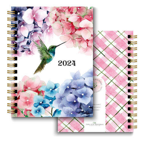 Planner 2024 Nature B5 Vista Semanal Vertical + Stickers