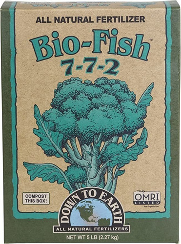 Down To Earth Bio-fish - Mezcla De Fertilizante Orgánico P.