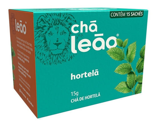 Chá Leão Ervas - Hortelã - 15 Sachês 