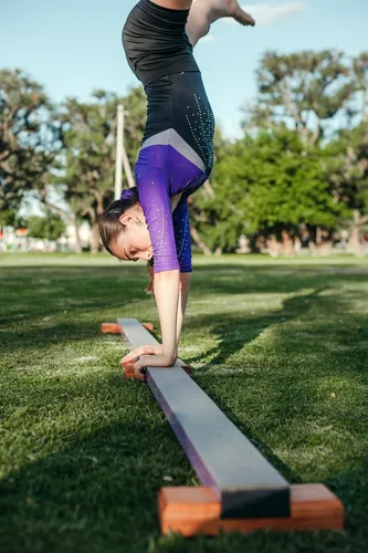Viga De Equilibrio Plegable De Hierro- Gimnasia Artistica