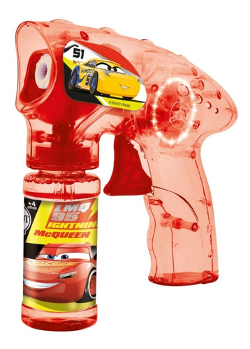 Burbujero Pistola Cars Magic Bubbles C/luz Ditoys 2507