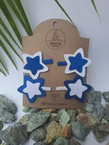 Comprar Ganchos Para Niña- 2 Pares Ganchos Estrellas Glitter Escolar