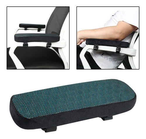 Juego De 2) Almohadillas De Reposabrazos De Espuma De