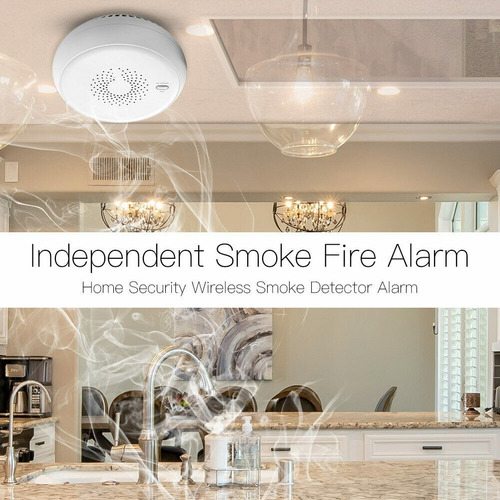 Imagen 9 de 10 de Sensor Humo Zigbee 85db App Tuya / Smartlife / Ewelink
