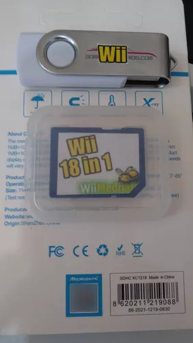 Wii Emuladores Combo Pack Sd 4gb + Pendrive 32gb