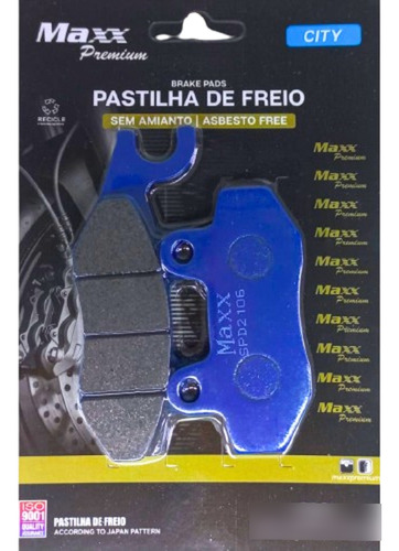 Pastilha De Freio Dianteira Xtz125 Xtz 125 Maxx 202m