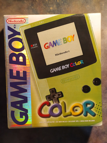 Caja Original De Nintendo Gameboy Game Boy Color Lima Kiwi 