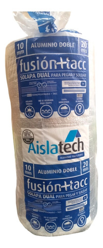 Aislante Rollo Espuma 10mm Doble Aluminio Solapa/tacc