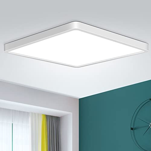 Luminaria De Techo Led Empotrada, Luz Blanca Neutra 400...