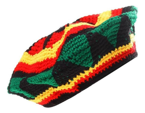 Nuevo Gorro Rasta Tam Hat Jamaica Tam Acrílico Multicolor A
