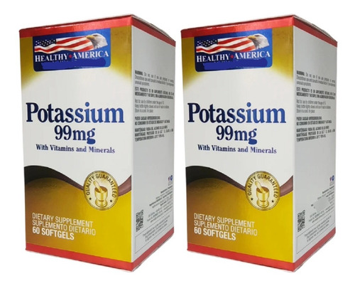 2 Potassium 99 Mg Con Vit X 60u - Unidad a $600