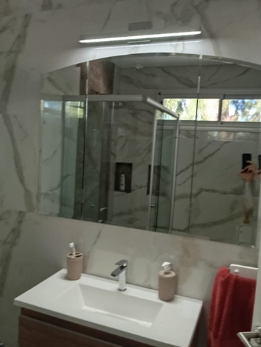 Aplique De Pared Led Para Espejo. 84cm. Alta Potencia Aluminio. Luz Neutra