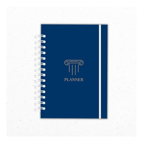 Planner Agenda Abogados/as Azul 300 Páginas No Fechado