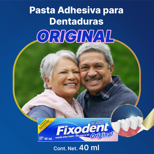 Pasta Adhesiva Fixodent Para Dentaduras Extra Fijación 47g