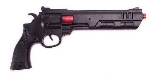 Revolver Pistola Magnun A Fricción De El Duende Azul