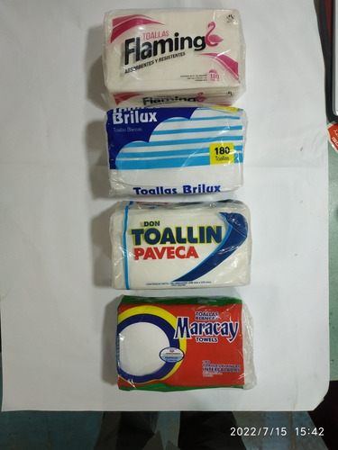 Toallas Intercaladas Brilux Bulto De 12 Paquetesx180 Hojas
