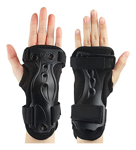 Andux Ski Gloves Extended Wrist Palms Protection Roller Skat