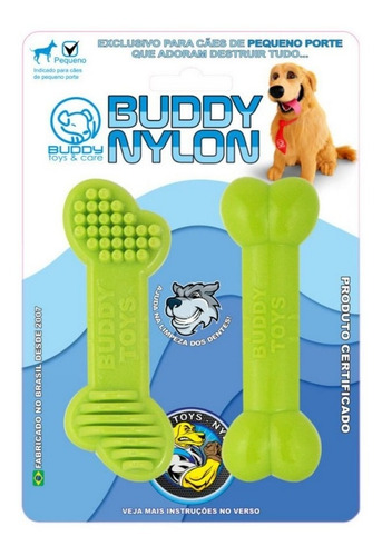 Buddy Toys Brinquedo Para Cães Porte Pequeno Buddy Nylon Pp