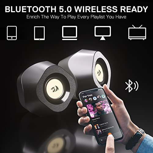 Altavoces De Escritorio Inalámbricos Rgb Gs590, Altavo...