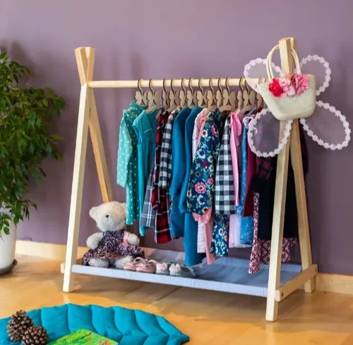 Perchero De Ropa Tipi Armable Para Niños Infantil Montessori