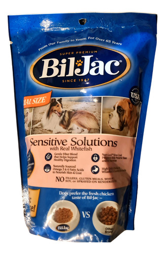 Bil-jac Alimento Perro Sensitive Solutions Pescado 453g
