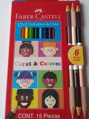  Faber-Castell, Supersoft, 120715SOFTCQ, 15 Colors Warm Tones,  Multicolor : Productos de Oficina