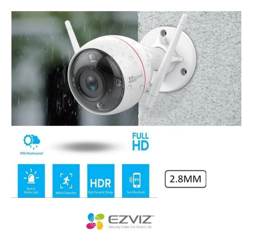 Cámara de seguridad Ezviz CS-CV310-A0-1B2WFR con resolución de 2MP visión nocturna incluida