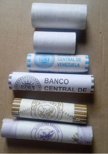 Taquitos De Monedas Envueltas Por Banco Central Vzla