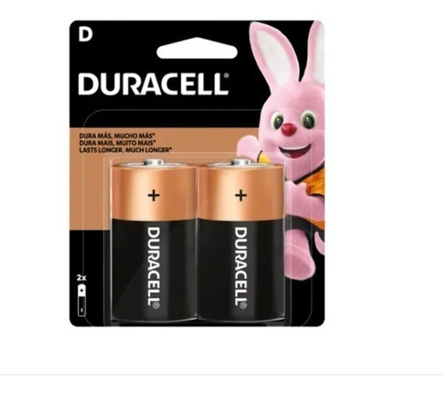 Pila D  Duracell Alcalina Blíster  X2 15000 Mah