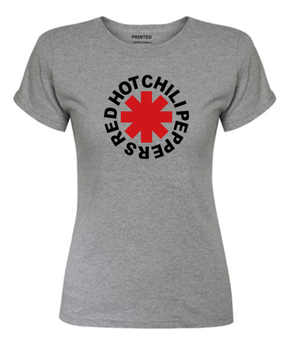 Polera Mujer Estampado Red Hot Chili Peppers